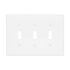 SWITCH PLATE THREE GANG OLD STYLE