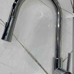MODERN STYLE BRUSHED NICKEL PULL-OUT FAUCET